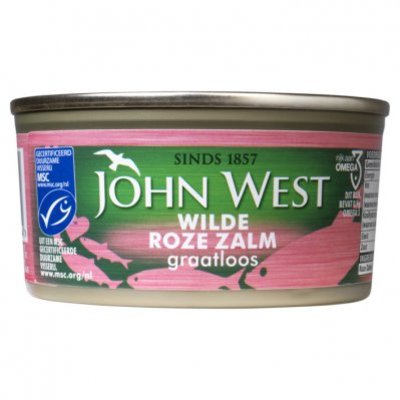 John West Wilde roze zalm zonder vel en graat MSC